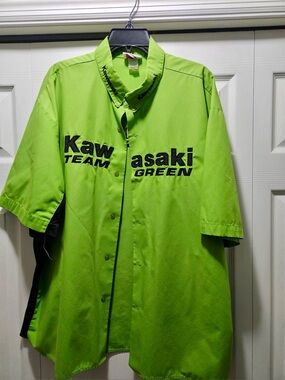 Team Kawasaki Green Short-Sleeve Shirt - Bright Green
